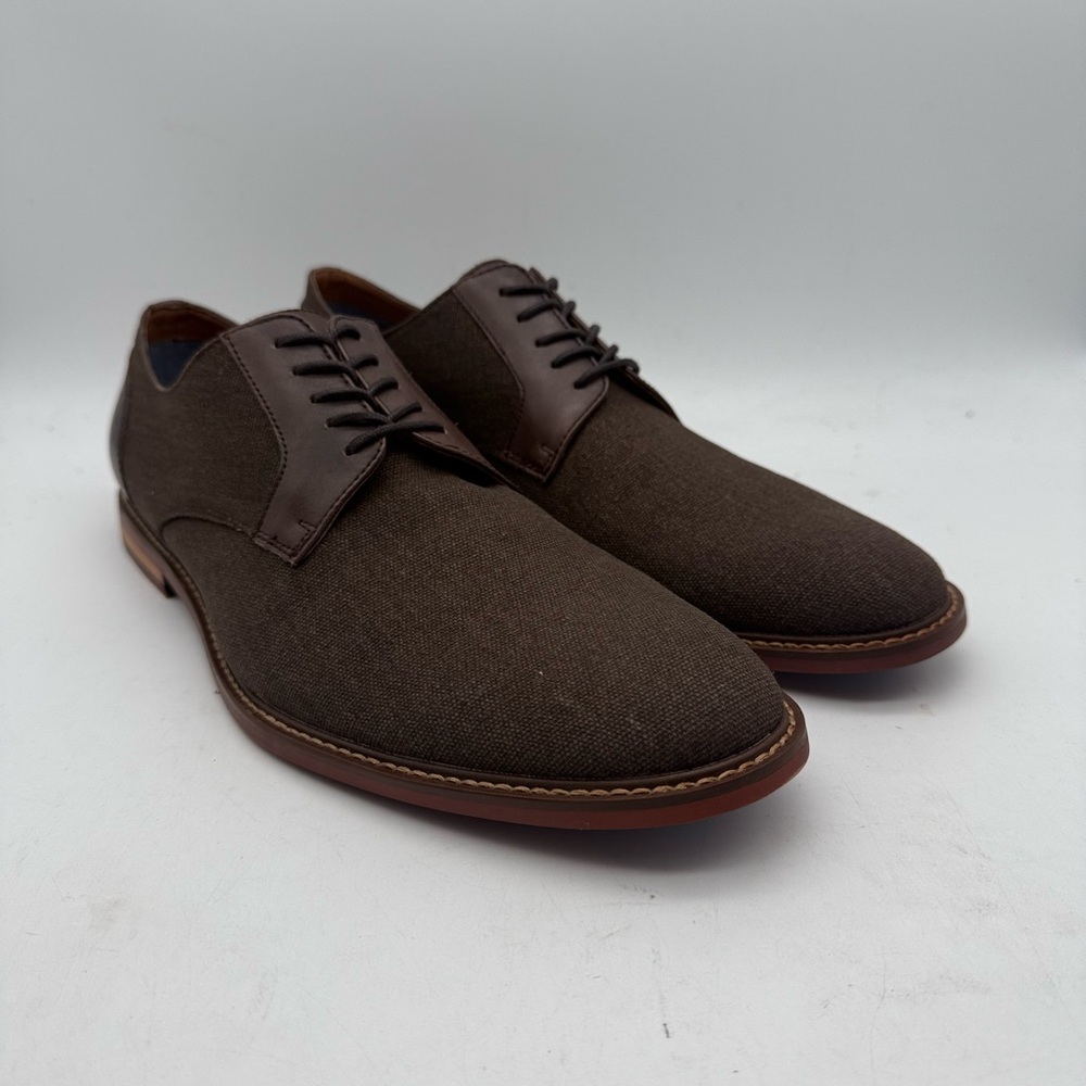 BRAND NEW Men’s Aldo Caurien Brown Dress Oxfords Textile/Leather Upper